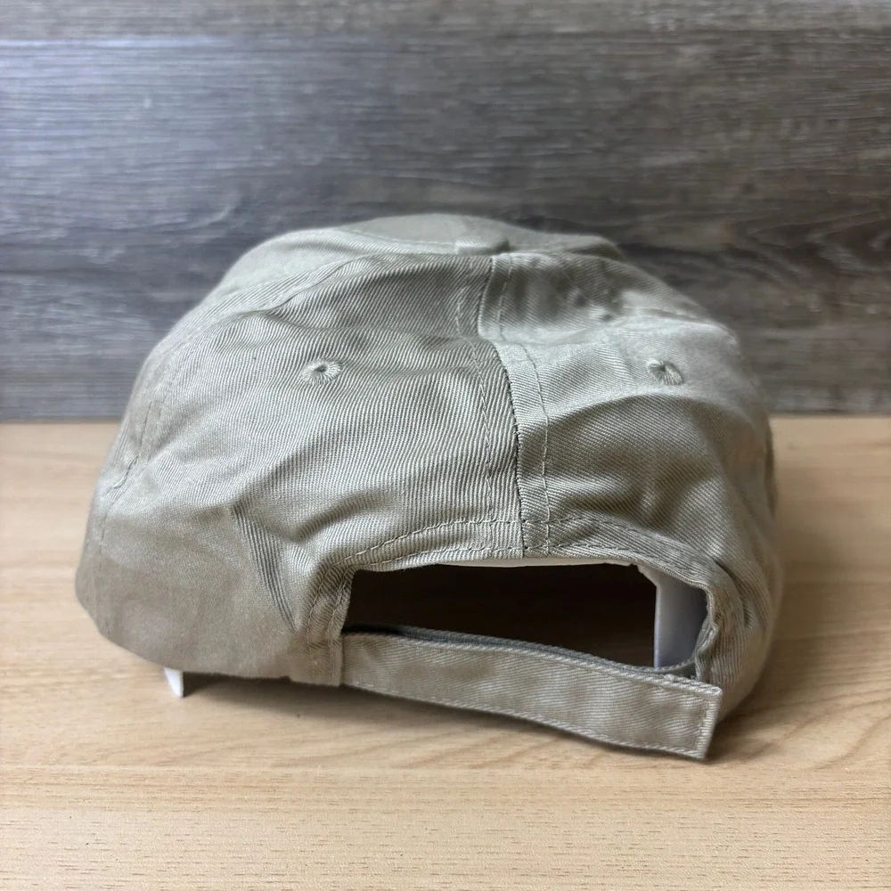 Security Finance Hat‎ Cap Strap Back Beige Brown Adjustable